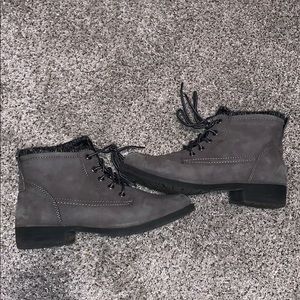 Gray Booties